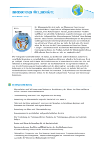 Patient Weltklima - INFORMATIONEN FÜR - SINUS