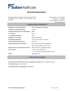 Sicherheitsdatenblatt