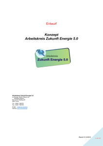 Entwurf Konzept Arbeitskreis ZUkunft Energie 5.0
