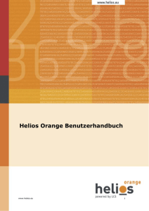 Helios Orange Benutzerhandbuch