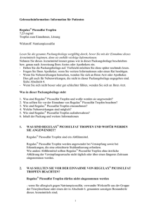 Gebrauchsinformation Regulax Picosulfat Tropfen