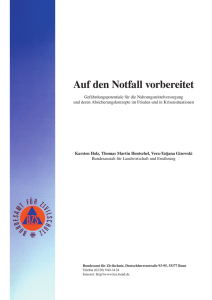 Auf den Notfall vorbereitet