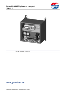 Datenblatt GMM phasecut compact 100/x.1