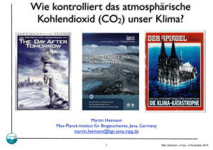 Wie kontrolliert das atmosphärische Kohlendioxid (CO2) unser Klima?