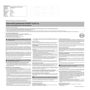 Piperacillin/Tazobactam HEXAL® 4 g/0,5 g