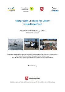 Pilotprojekt „Fishing for Litter“ in Niedersachsen