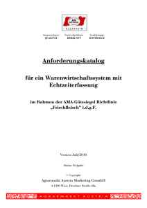 Anforderungskatalog Warenwirtschaftssystem - AMA