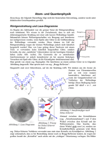 Zusammenfassung von Laue Diagramme bis