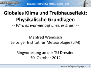 Leipziger Institut für Meteorologie - LIM - Tuuwi