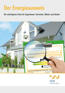 Der Energieausweis - Stadtwerke Willich