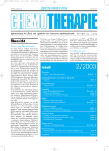 Sepsis – neue Therapieansätze - Zeitschrift für Infektionstherapie