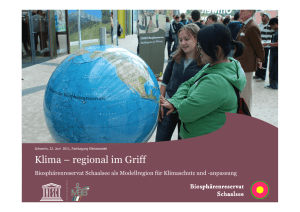 Klima – regional im Griff - Regionaler Planungsverband