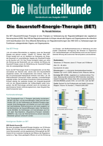 Die Sauerstoff-Energie