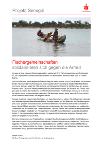Projekt Senegal Fischergemeinschaften solidarisieren