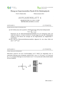 Physik3 Aufgabenblatt6 - e2.physik.tu