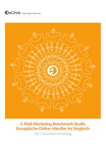 E-Mail-Marketing Benchmark-Studie Europäische
