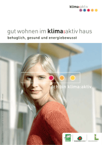 gut wohnen im klima:aktiv haus