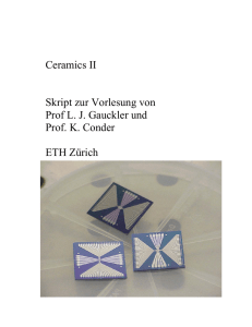 Ceramic Engineering II - ETH - NONMET