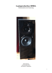 Lautsprecherbox B500A
