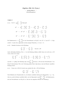 Algebra (für LA Gym.)