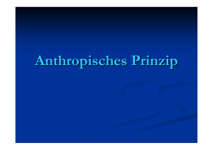 Anthropisches Prinzip