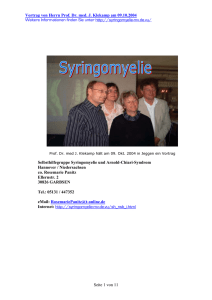 - Syringomyelie-MV