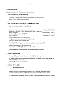 Zusammenfassung der Merkmale des Arzneimittels