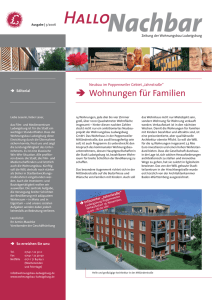 Wohnungen für Familien - Wohnungsbau Ludwigsburg