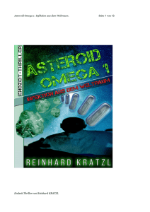 Asteroid Omega 1: Infektion aus dem Weltall.