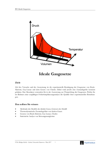 B01 Ideale Gasgesetze - Praktikum Physik
