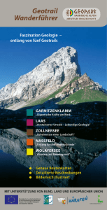 Geotrail Wanderführer - Geopark Karnische Alpen