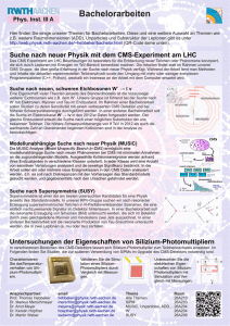 Bachelorarbeiten - Server der Fachgruppe Physik der RWTH Aachen