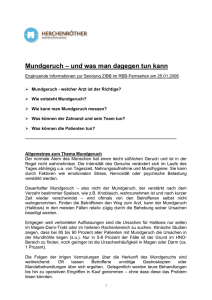 Mundgeruch – und was man dagegen tun kann