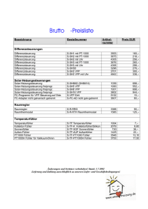 Brutto -Preisliste 2002