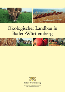 Ökologischer Landbau in Baden-Württemberg