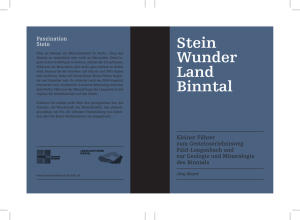Stein Wunder Land Binntal