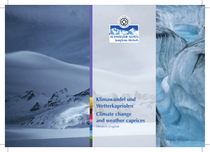 Klimawandel und Wetterkapriolen Climate change and weather
