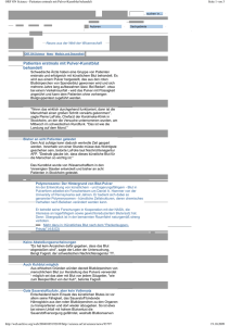 Patienten erstmals mit Pulver