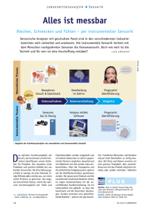 Sensorik "Alles ist messbar"