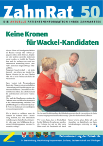 Keine Kronen für Wackel-Kandidaten