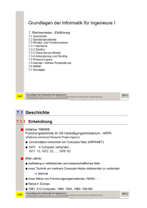 Background 7, Rechnernetze - Department of Computer Science 4