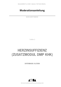 HERZINSUFFIZIENZ (ZUSATZMODUL DMP KHK)