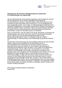 Stellungnahme der Deutschen Ophthalmologischen Gesellschaft