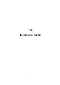 Elektrischer Strom