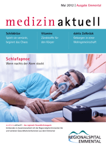 medizinaktuell Bern» Mai 2012