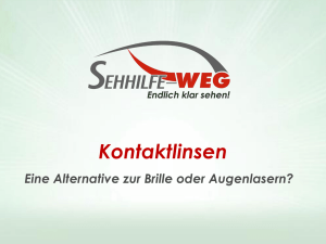 Kontaktlinsen - SEHHILFE-WEG