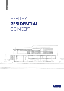 healthy residential concept