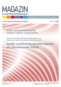 Gender und Diversity gerechte Didaktik: ein intersektionaler Ansatz