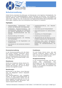 Produkteblatt Schule - Hürlimann Informatik AG