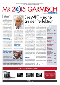 Die MRT – nahe an der Perfektion - healthcare-in